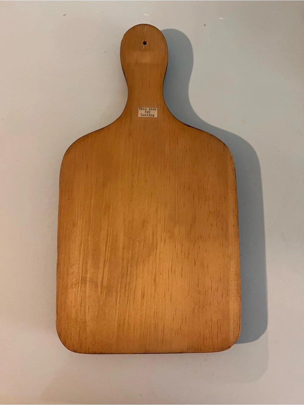 Vintage Hand-Painted Wooden Daisy Cutting Board